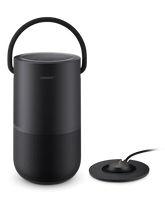 Portable Smart Speaker + Charging Cradle Set