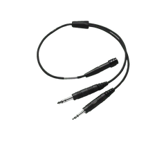 6 pin LEMO to dual plug adapter