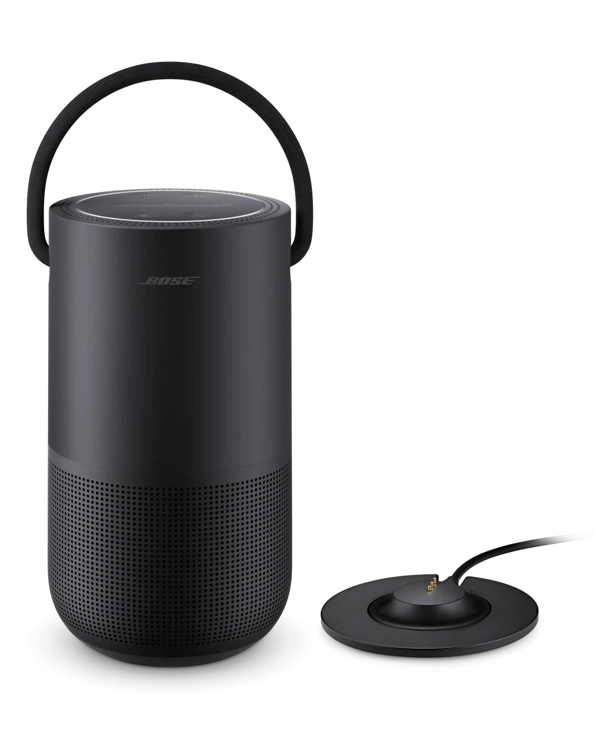Portable Smart Speaker + Charging Cradle Set